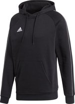 adidas Core 18 Hooded Sweater  Sporttrui casual - Maat XXL  - Mannen - zwart