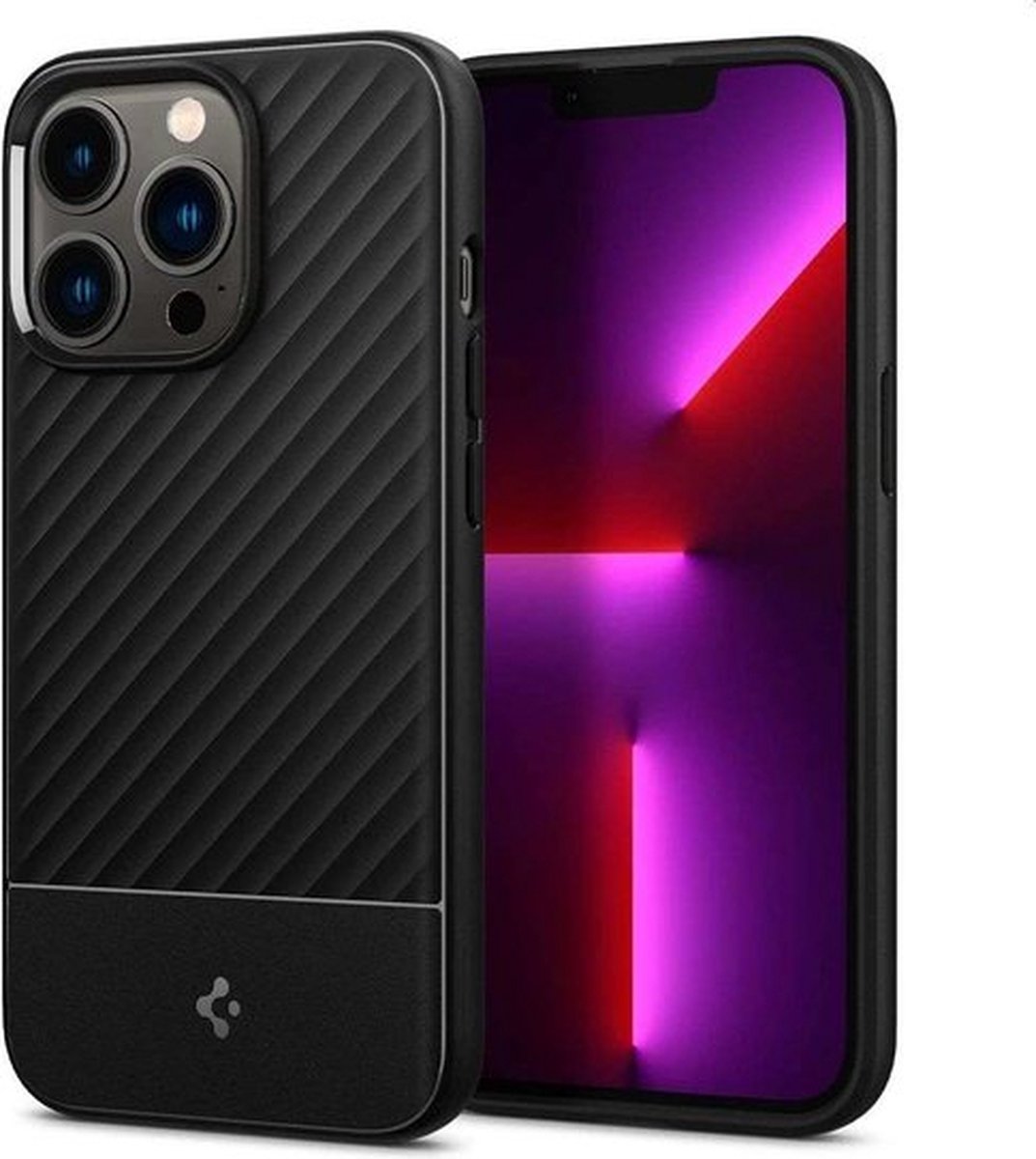 Spigen Core Armor TPU met Air Cushion hoesje voor iPhone 13 Pro - zwart