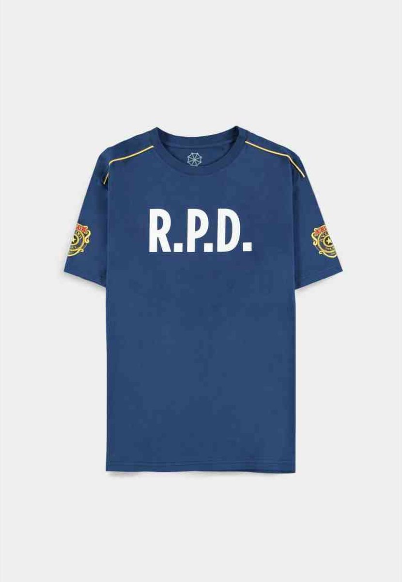 Resident Evil - R.P.D. Heren T-shirt - XL - Blauw