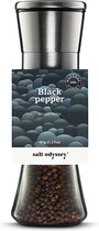 Zwarte peper molen - Navulbaar - Natuurlijk - Odyssey - 80g