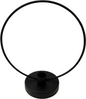 Branded By - Lola - Ring kandelaars - zwart - 20 cm