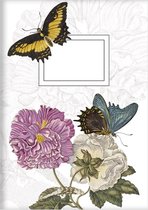 Notitieboekje Vlinders en bloemen 14x11cm
