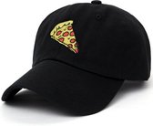 Baseball Cap - Unisex - Pizza - Zwart