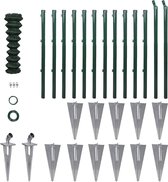 Decoways - Gaashek met palen 0,8x25 m staal