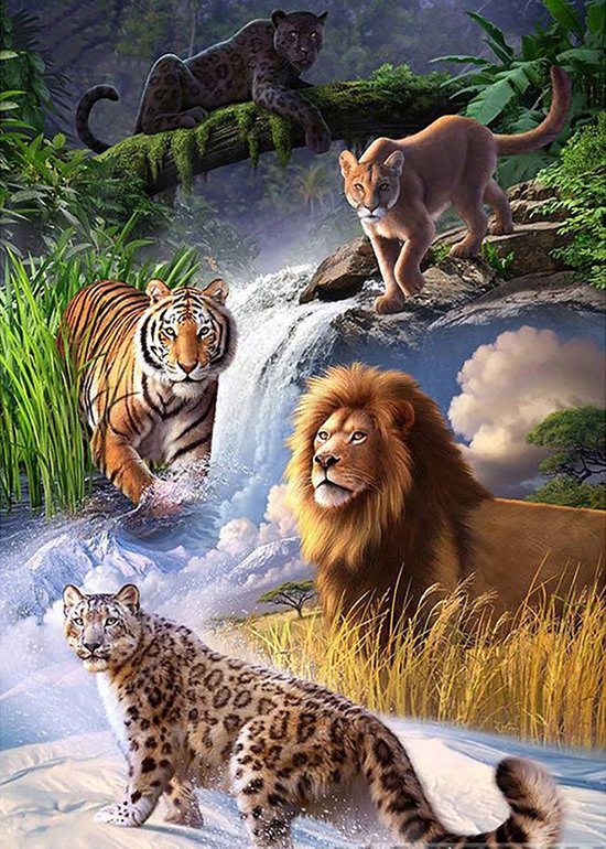 ARTGOTO Diamond Painting Volwassenen Vierkante Steentjes Groot Formaat, 40x70cm Feniks A,Diamond Painting Volwassenen 5D Set met Accessoires Voor Hal Woonkamer Slaapkamer Muurdecoratie