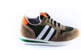 Clic sneaker CL-20332 Beige groen stripe wit-24