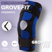GroveFit - Kniebrace - Kniebandage - Knieband - Kniebrace Dames - Kniebrace Heren - Knie Brace met Scharnier - Kneesleeves - Maatadvies: Valt normaal