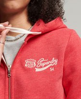Superdry Dames Trui Vintage Script Style College hoodie met rits