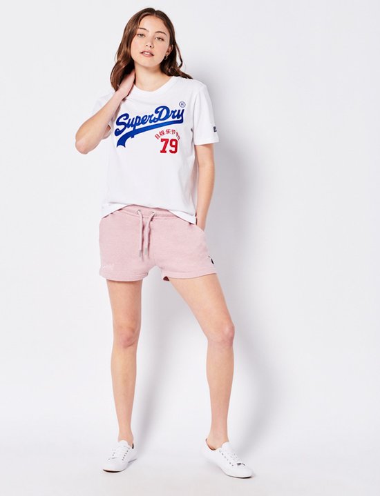 Superdry Short en jersey de coton bio à logo Vintage pour femme