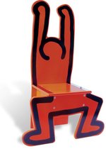 Standing Man Chair (Red) by Keith Haring