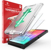 Protecteur d'écran en Tempered Glass trempé PlayCool avec Kit d'installation facile adapté pour Nintendo Switch OLED