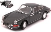 Porsche 911 1964 (Donkergrijs) (16 cm) 1/24 Welly - Model auto - Schaalmodel - Modelauto - Miniatuur autos
