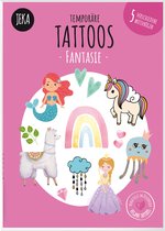 Kindertattoo Fantasie - Plaktattoo - Tattoos voor Kinderen - Water Tattoos - Tatoeage voor Kids - Plak Tattoos - Thema: Fantasy - Tattoo voor Kids