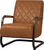 Tower living | civo fauteuil | stof | cognac | 65 x 86 x 83 (h) cm