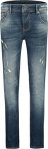 Ballin Amsterdam - Diago 05 - Jongens Skinny Fit   Jeans  - Blauw - Maat 152