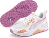 PUMA X-Ray 2 Square Unisex Sneakers - White/Lavender Fog/Peach Pink/Opera Mauve - Maat 37.5