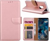 LuxeBass Hoesje geschikt voor Samsung Galaxy S9 Booktype / Portemonnee TPU Lederen Hoesje Rose Goud - telefoonhoes - gsm hoes - telefoonhoesjes - telefoonhoes - gsm hoes - gsm hoes