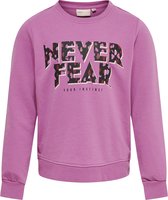 Kids ONLY KMGLUCINDA L/S REVOLT/FEAR BOX SWT Meisjes Trui - Maat 116