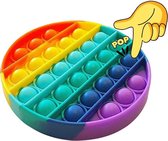 pop-it - Fidget toy - Regenboog - Rond - Stress verminderend - speelgoed -tiktok - trend - rust gevend - educatief - cadeau tip !