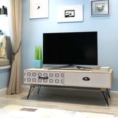 Decoways - TV dressoir 100x40x35 cm bruin