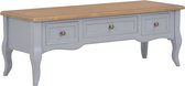 Decoways - Tv-meubel 100x35x35 cm hout grijs