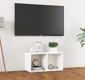 Decoways - Tv-meubel 72x35x36,5 cm spaanplaat wit