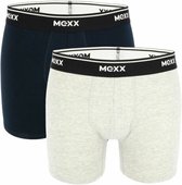Mexx MEXX Boxershorts 2-pack Mannen - Navy/Grijs Melee - Maat XXL