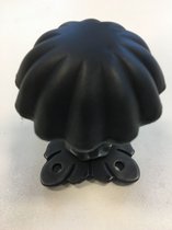 Knop draaibaar voor de voordeur, antiek deurknoppen, smeedijzeren deurknop.