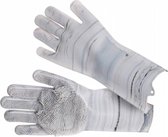 Schoonmaakhandschoenen - Schoonmaak handschoenen 1 paar - Afwas handschoenen - Ramen wassen handschoenen - Spons - Afwassen - Silicone afwashandschoenen - Grijs