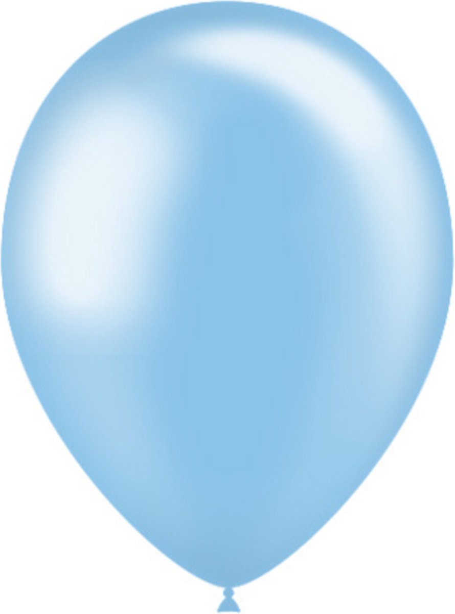 Pastel Ballonnen Lichtblauw Premium Organic (100st)