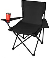 Multifunctionele Visstoel Opvouwbaar Met Rugleuning - Camping Klapstoel / Vouwstoel, Strandstoel met Opslagbox - Draaggewicht tot 120kg