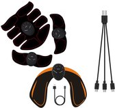 Spierstimulator Set - Tens Apparaat - Compex - Spiertrainer - Voor Abs, Billen, Benen en Biceps - Elektrisch - Zwart