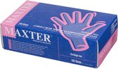 Gant jetable - Gloves Maxter - Gant de ménage Jetable - Gant Nitril Sans poudre - Blauw taille XL