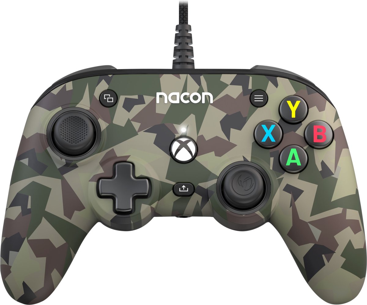Nacon Pro Compact Official Bedrade Controller - Xbox Series X|S - Groen
