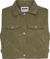 Noisy may NMNERA SL QUILT CROP VEST BG Dames Jas - Maat XS