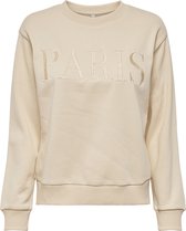 JdY JDYPARIS L/S  EMB SWEAT JRS Dames Trui - Maat L