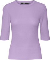 Vero Moda VMNEWLEXSUN 2/4 TIGHT O-NECK BLOUSE GA Dames Trui - Maat M