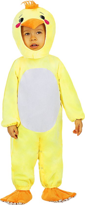 Funidelia | Kuiken Kostuum voor baby - Maat: 81 - 92 cm - Geel