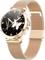 O.M.G Panthera Smartwatch Dames Brass Goud - Smartwatch - Smartwatch Android/IOS - Activity tracker - Horloges voor vrouwen - Horloge - Stappenteller - Bloeddrukmeter - Hartslagmet
