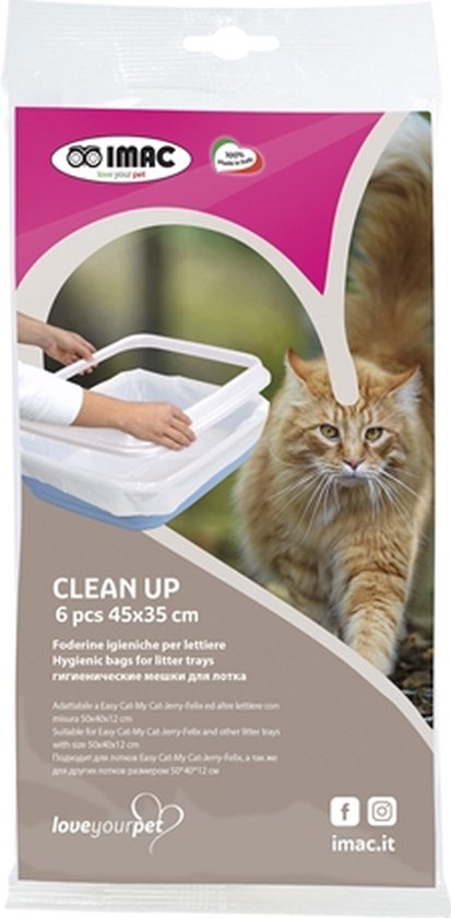 Sac à litière Imac Clean up for Easy Cat 50x40x12 cm 45x35 cm | bol.com