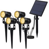 LED Solar Garden Light - IP65 Waterdichte - RGB - Solar Lamp - Outdoors Solar Spotlight - Voor Tuindecoratie - Wandlamp