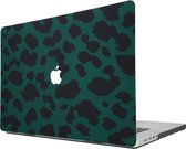 iMoshion Design Laptop Cover voor de MacBook Pro 16 inch (2021) - Green Leopard