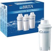 Brita 3x Waterfilter voor Waterkan 205386 Classic - Schoon Drinkwater - Verminderd Kalk - Betere Smaak