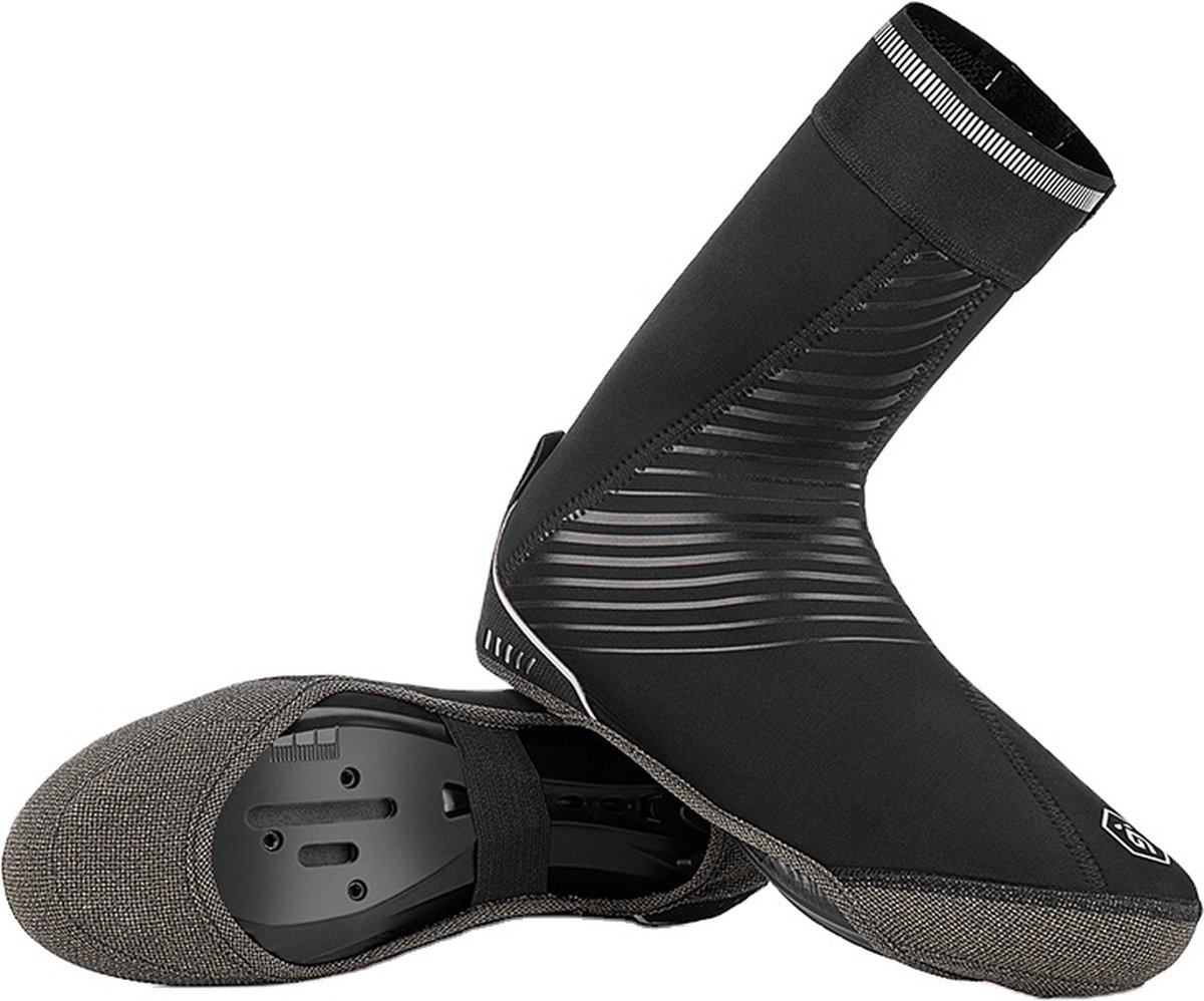 CoolChange - Thermo Winter Waterproof MTB & Racefiets Overschoenen ( Shoe Cover ) - Zwart - Unisex - Maat 42-43