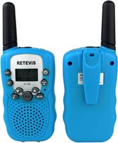 Retevis Kids Walkie Talkie l Kinder Speelgoed l Walkie Talkie l Communicatie Apparatuur l Kinder Cadeau l Speelgoed l Draagbare Radio l Blauw