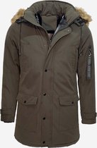 Heren Winter Jassen PI-7102 Army Green