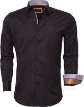 Overhemd Lange Mouw 75418 Black