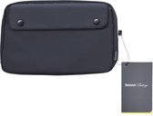Baseus Laptopsleeve 15,6 inch - Macbook Pro 16 inch Sleeve - Luxe Top-Grain Leren Laptophoes 15,6 inch - Zwart -  LBJN-B0G