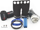 Rxpursuit - CrossFit Pakket - Micro Fiber Grips - Maat XL - Speed Rope Blauw