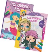 Super Kleurboeken - Pakket - 2 Kleurboeken - Meiden - Mode - 125+ Kleurplaten